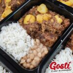 Carne de Panela com Batatas, Arroz Branco e Feijão Carioca